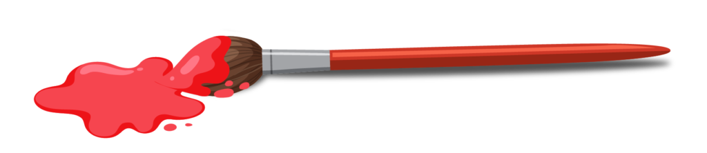 Červený štětec