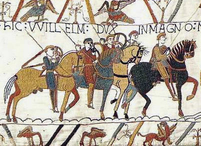 Tapiserie z Bayeux zobrazující Viléma Dobyvatele
